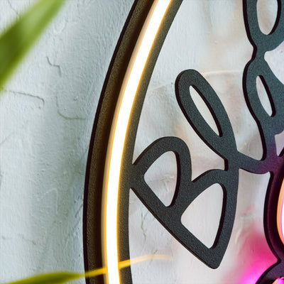 Bla Bla Neon Wall Art