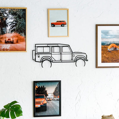 Defender Inspired Metal Wall Art Metal Wall Art Hoagard.com 