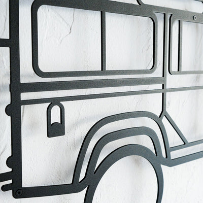 Defender Inspired Metal Wall Art Metal Wall Art Hoagard.com 