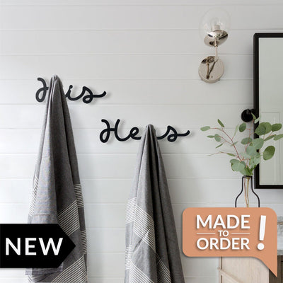 His / Hers Metal Rack Metal Wall Art Hoagard.com 