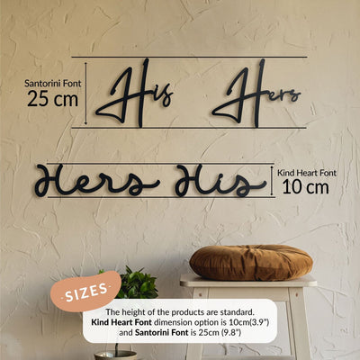 His / Hers Metal Rack Metal Wall Art Hoagard.com 