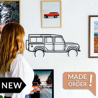 Defender Inspired Metal Wall Art Metal Wall Art Hoagard.com 26.7" x 11" 