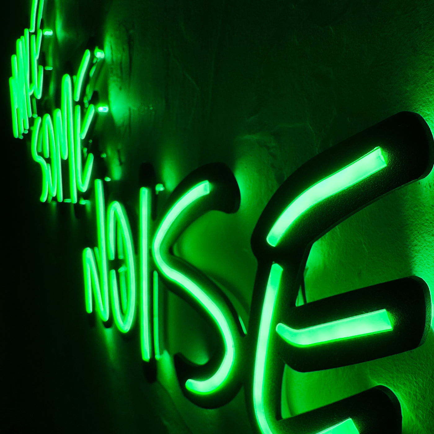 Make Some Noise Neon Wall Art