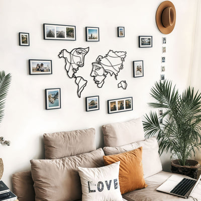 Faces of World Map