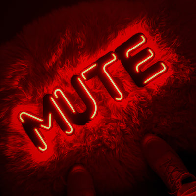 Mute Neon Wall Art