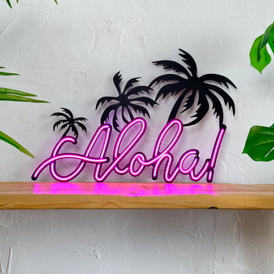 Aloha Neon Wall Art