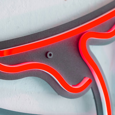 Flying Jordan Neon Wall Art