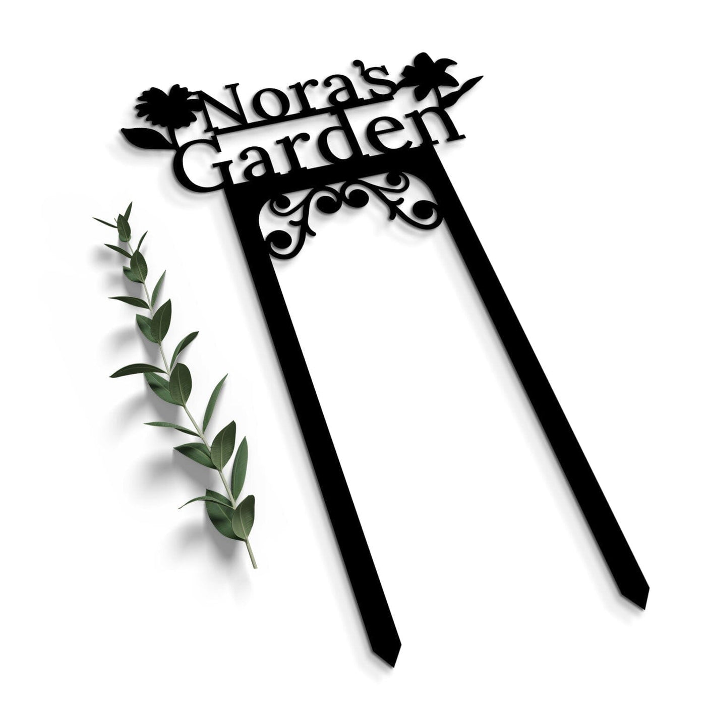 Custom Garden Sign Metal Wall Art Hoagard.com 