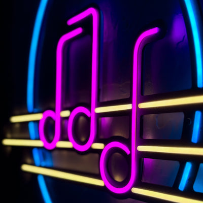Solfeggio Neon Wall Art