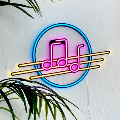 Solfeggio Neon Wall Art