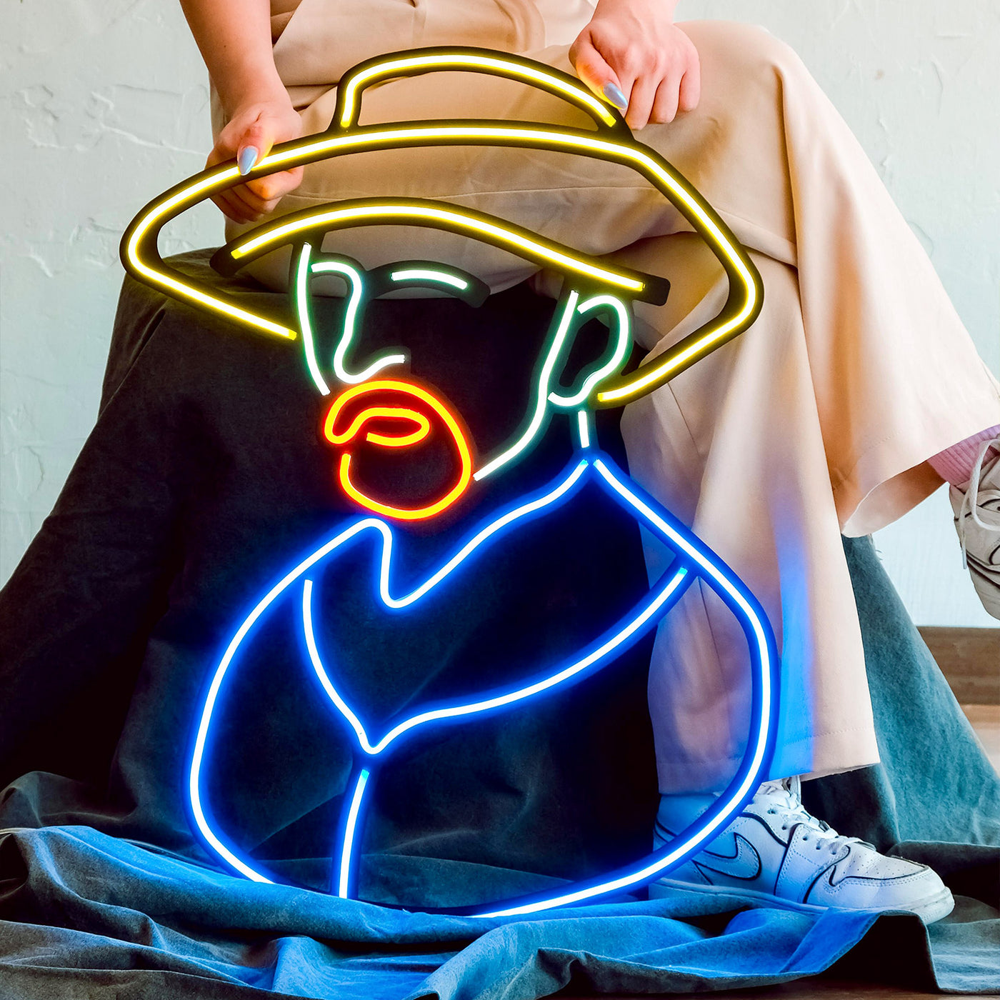 Van Gogh Neon Wall Art