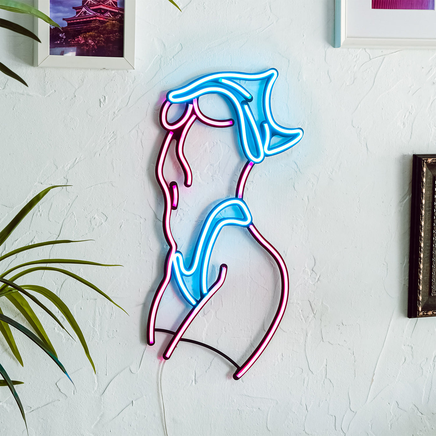 Femme Fatale Neon Wall Art