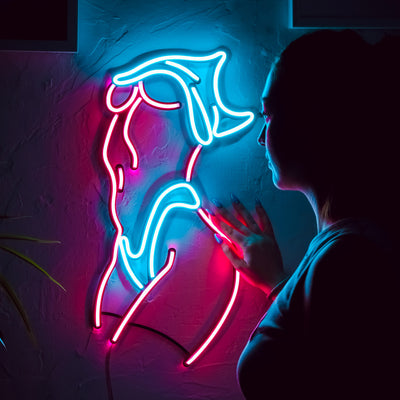 Femme Fatale Neon Wall Art