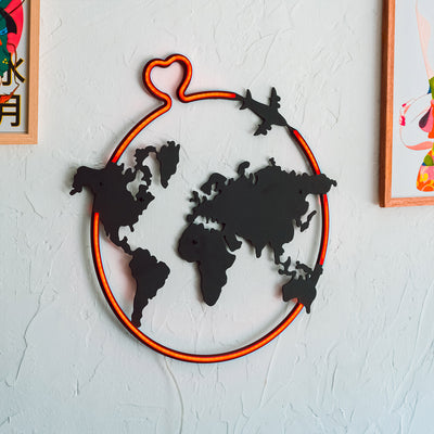 Love Around Neon Wall Art