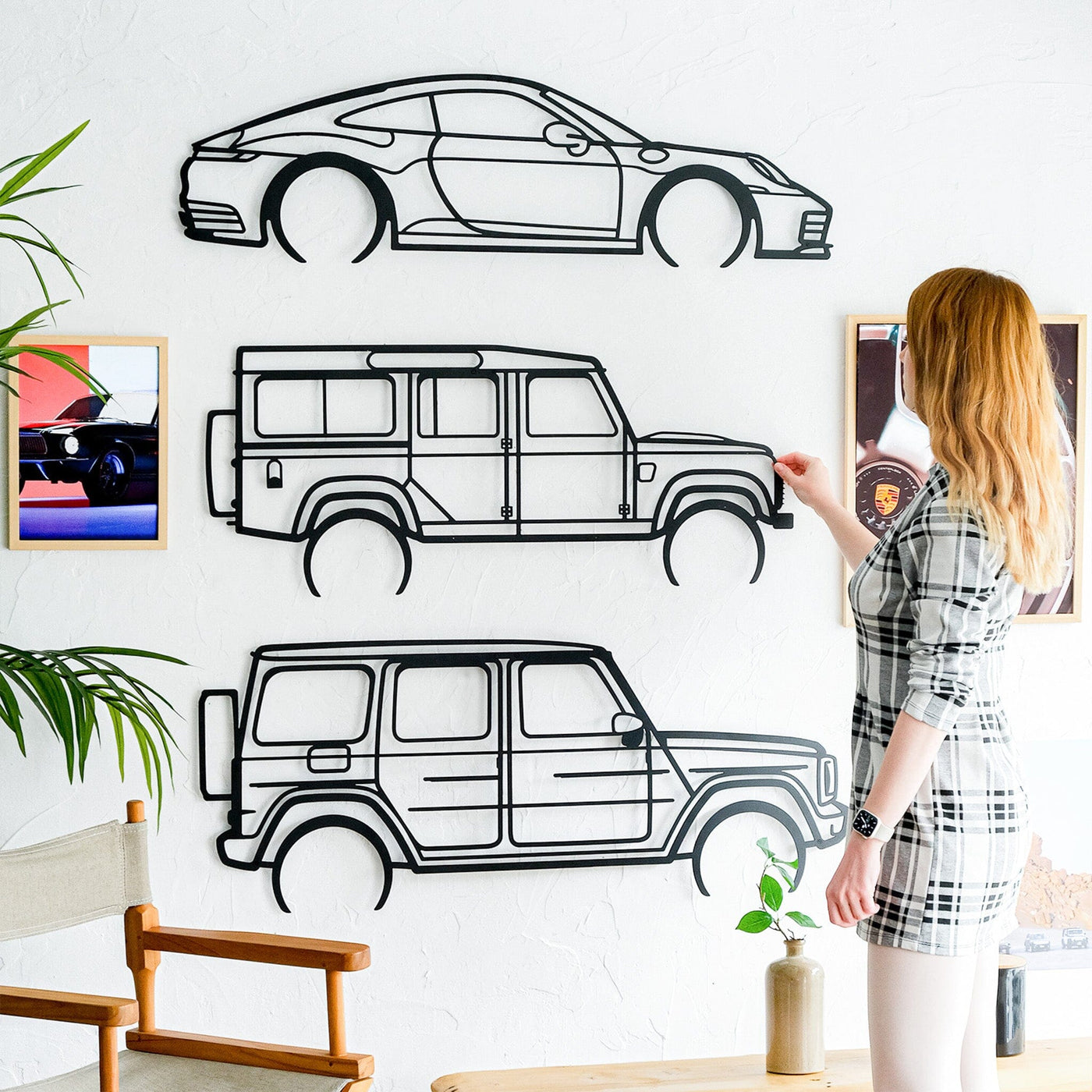 Defender Inspired Metal Wall Art Metal Wall Art Hoagard.com 38.5" x 16.1" 
