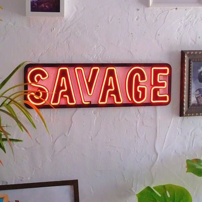 Savage Neon Wall Art