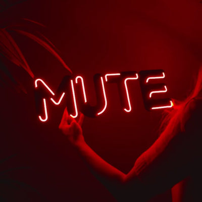 Mute Neon Wall Art