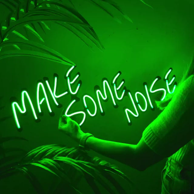 Make Some Noise Neon Wall Art