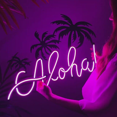 Aloha Neon Wall Art