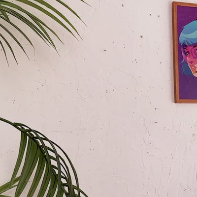 Headphone Neon Wall Art
