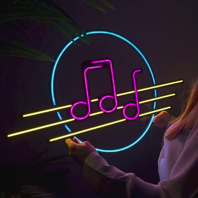 Solfeggio Neon Wall Art