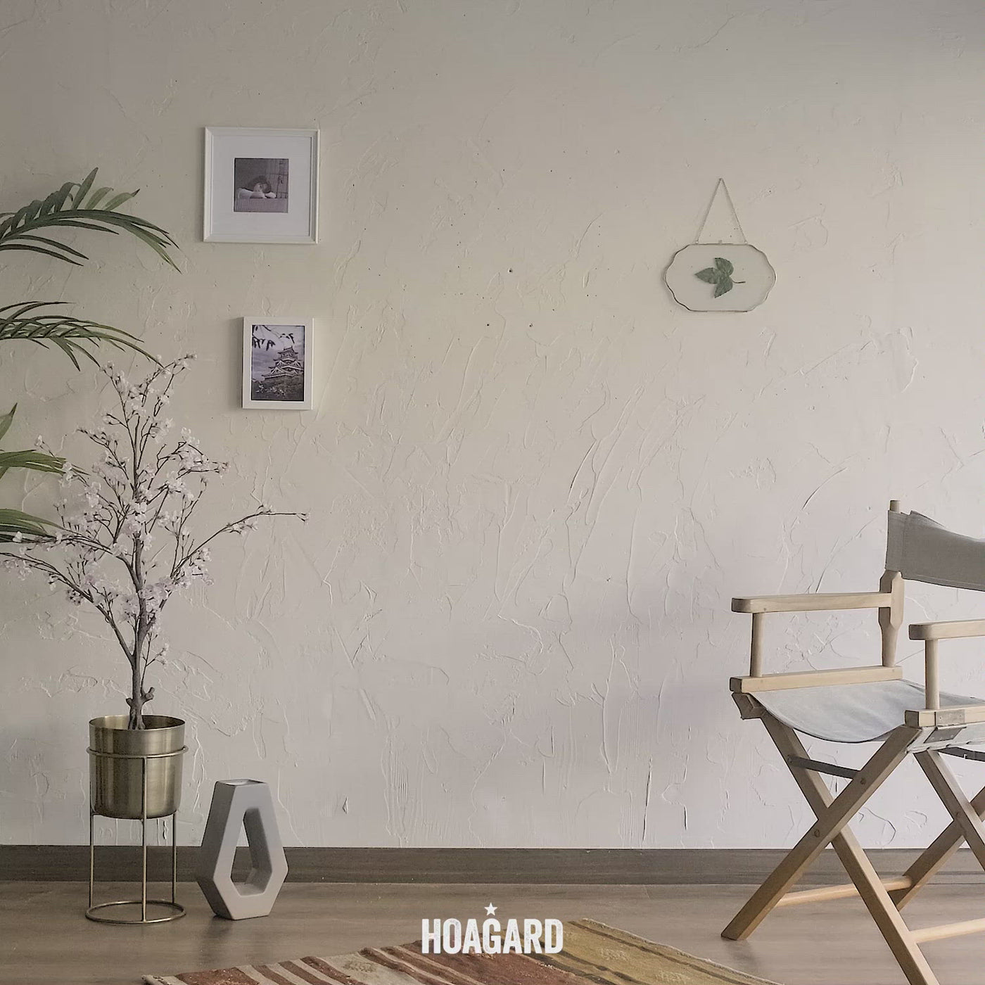 Macramé en métal inégal
