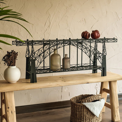 Dom Luis Metal Bridge Shelf Metal Wall Art Hoagard 