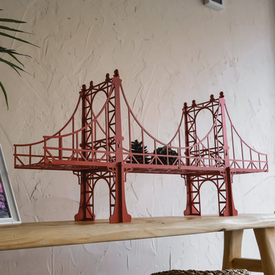 Manhattan Metal Bridge Shelf , Metal Wall Art , Hoagard.com