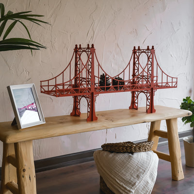 Manhattan Metal Bridge Shelf , Metal Wall Art , Hoagard.com