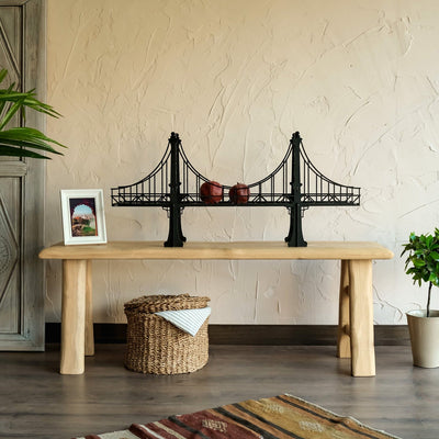 Manhattan Metal Bridge Shelf , Metal Wall Art , Hoagard.com