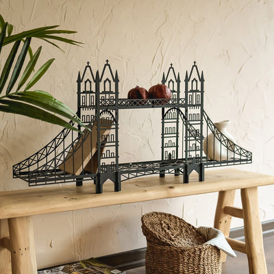 London Tower Metal Bridge Shelf Metal Wall Art Hoagard 