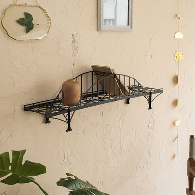 Loftesnes Metal Bridge Shelf , Metal Wall Art , Hoagard.com