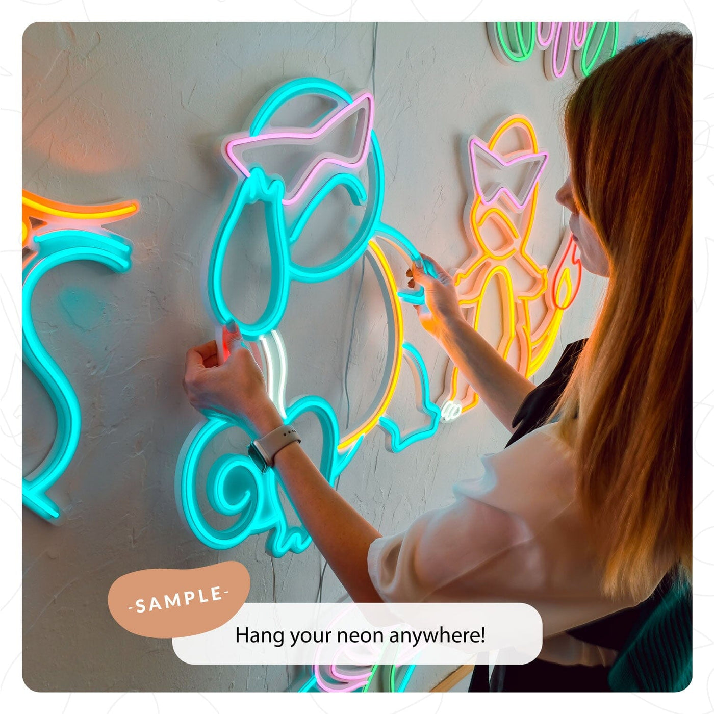 Custom Neon Art Neon Wall Art Hoagard.com 
