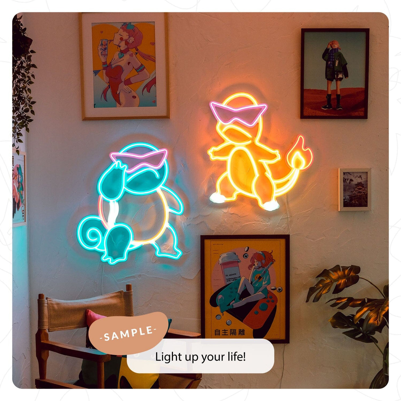 Custom Neon Art Neon Wall Art Hoagard.com 
