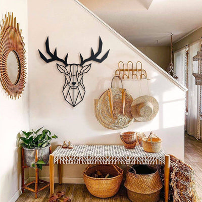 Deer Head , Metal Wall Art , Hoagard.com