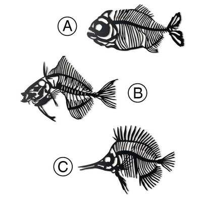 Fishbones , Metal Wall Art , Hoagard.com