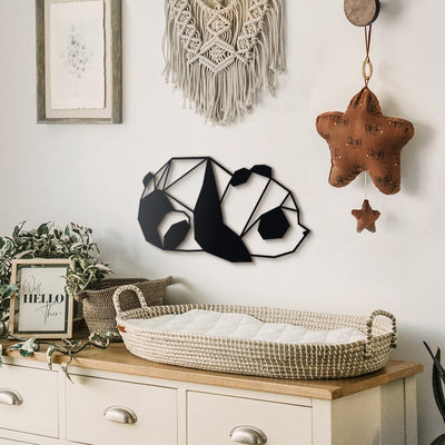 Panda Metal Wall Art Hoagard 