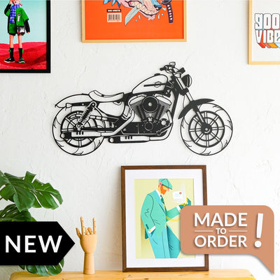 Forty Eight Inspired Motorcycle Metal Wall Art Hoagard.com 