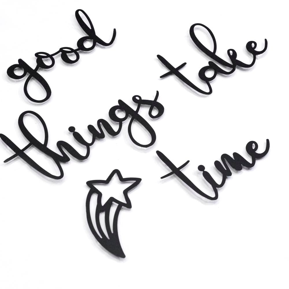 Good Things Take Time , Metal Wall Art , Hoagard.com