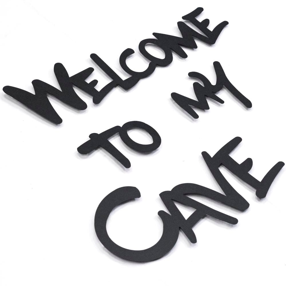 Welcome to my Cave , Metal Wall Art , Hoagard.com