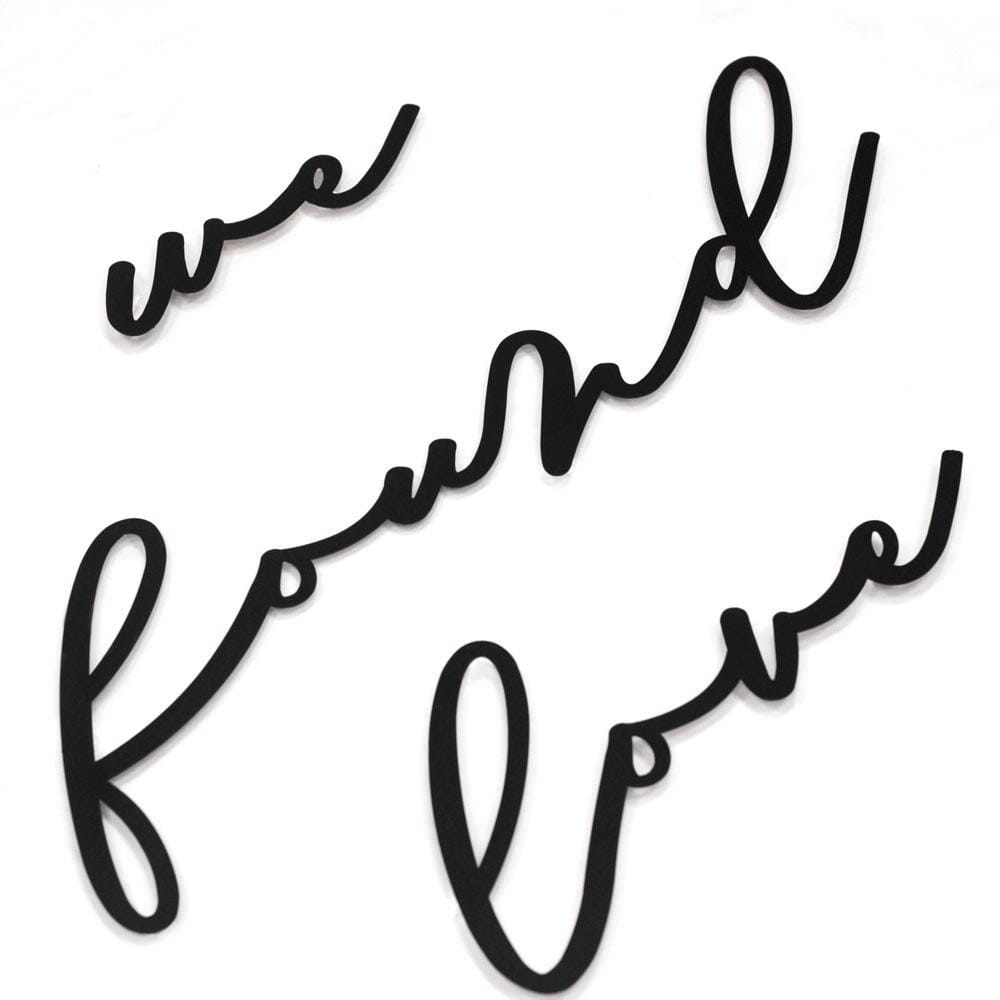 We Found Love , Metal Wall Art , Hoagard.com