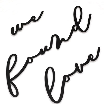 We Found Love , Metal Wall Art , Hoagard.com