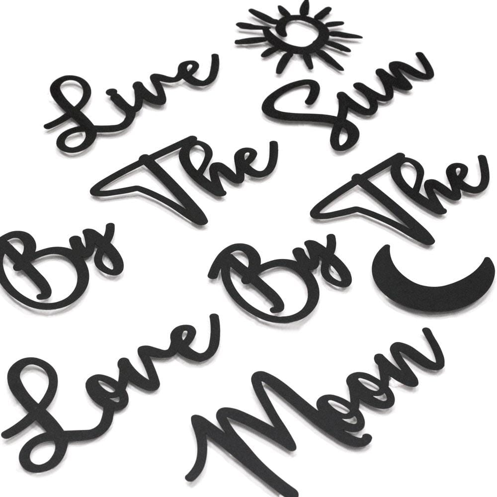 Live By The Sun Love By The Moon , Metal Wall Art , Hoagard.com