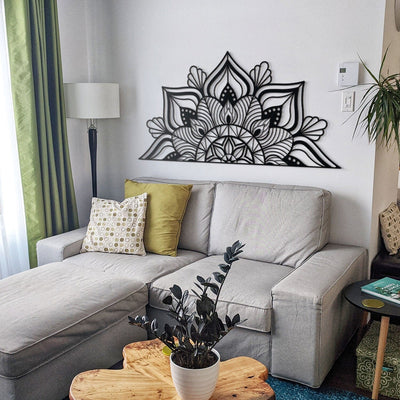 Sutra Black Metal Wall Art Hoagard 