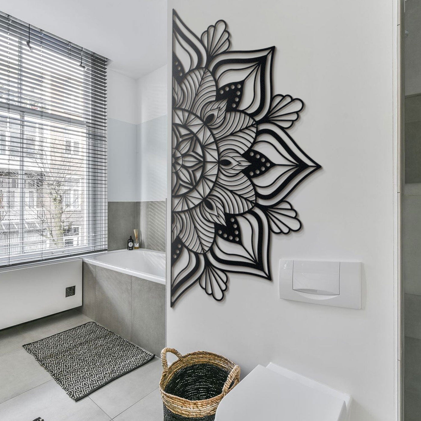 Sutra Black Metal Wall Art Hoagard 