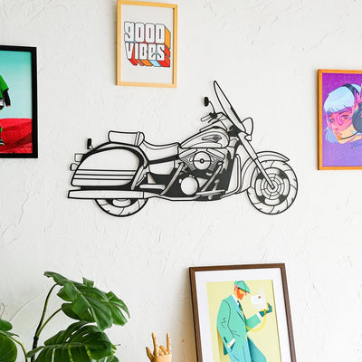 Nomad Inspired Motorcycle Metal Wall Art Hoagard.com 