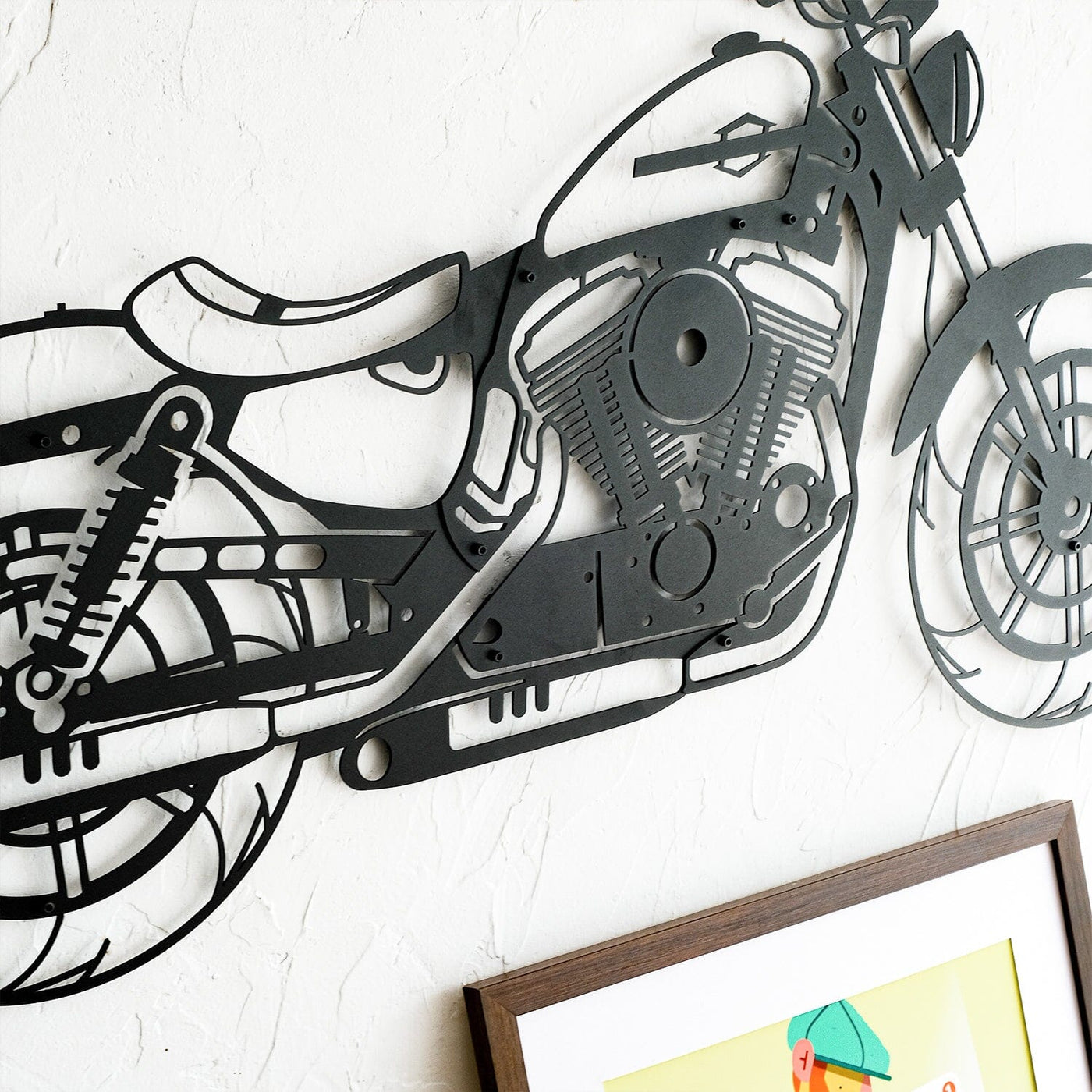 Forty Eight Inspired Motorcycle Metal Wall Art Hoagard.com 