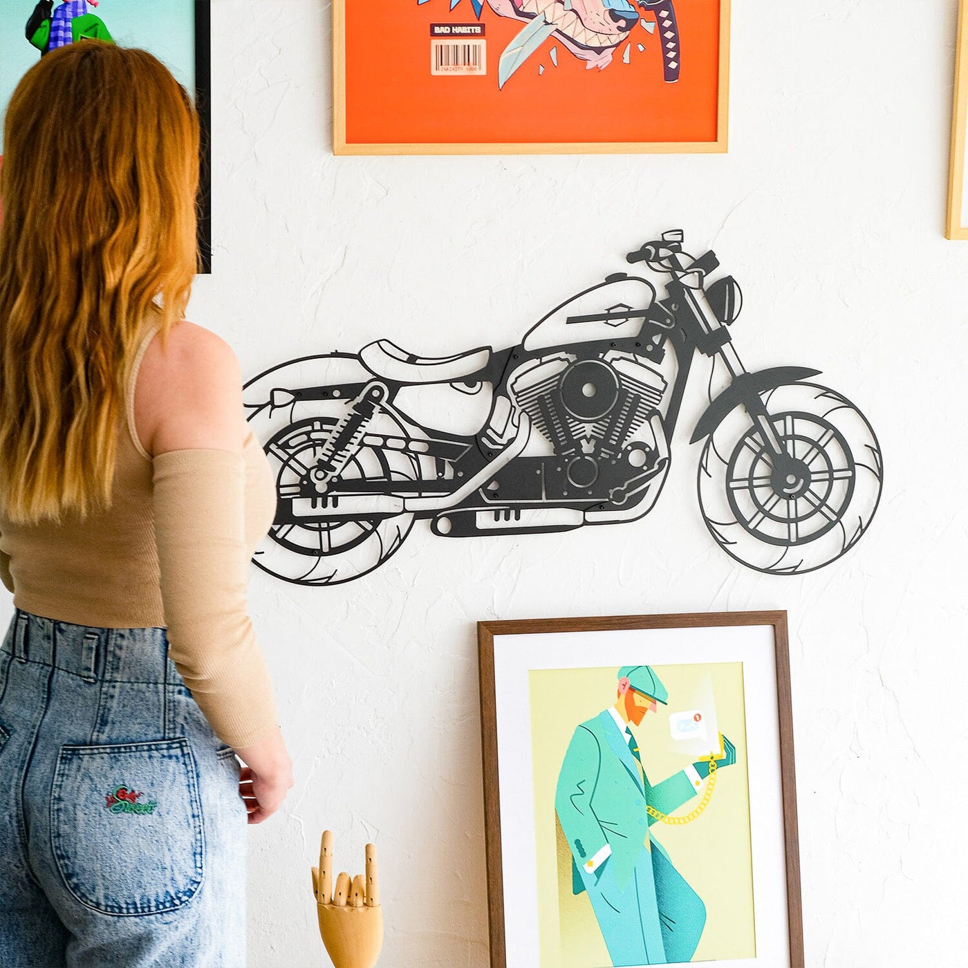 Forty Eight Inspired Motorcycle Metal Wall Art Hoagard.com 
