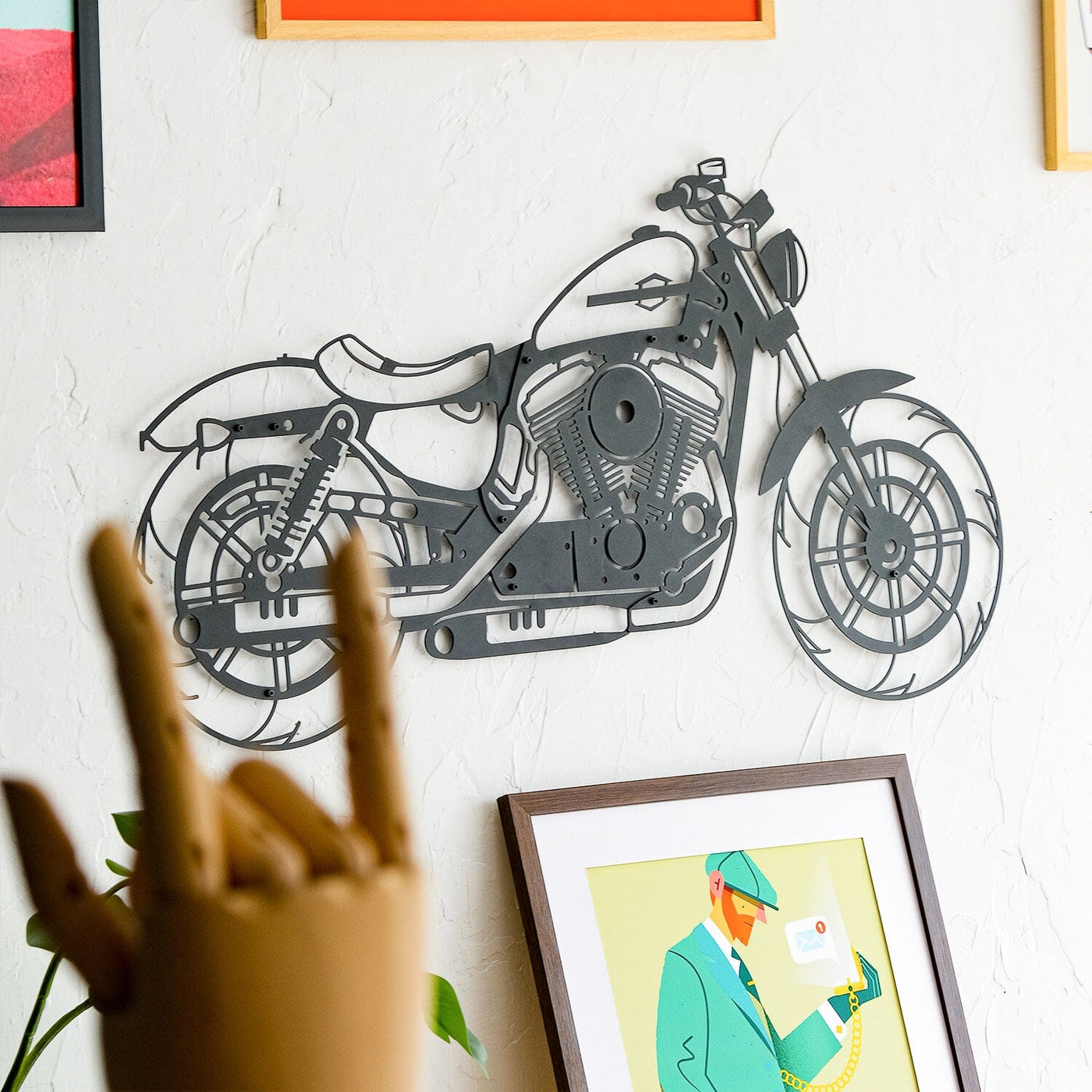 Forty Eight Inspired Motorcycle Metal Wall Art Hoagard.com 