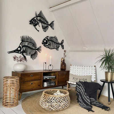Fishbones , Metal Wall Art , Hoagard.com